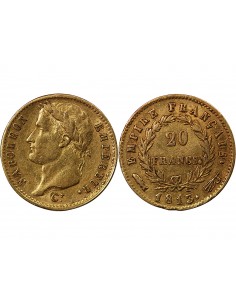 NAPOLÉON Ier - 20 FRANCS OR 1813 UTRECHT 2