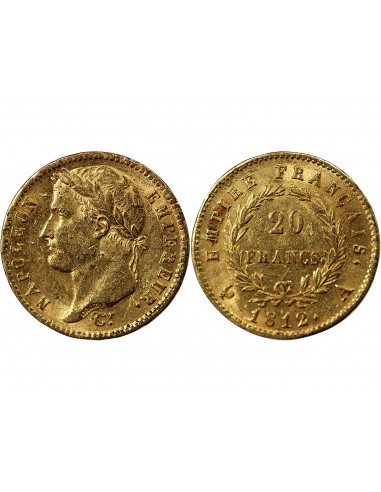 NAPOLÉON Ier - 20 FRANCS OR 1812 A PARIS