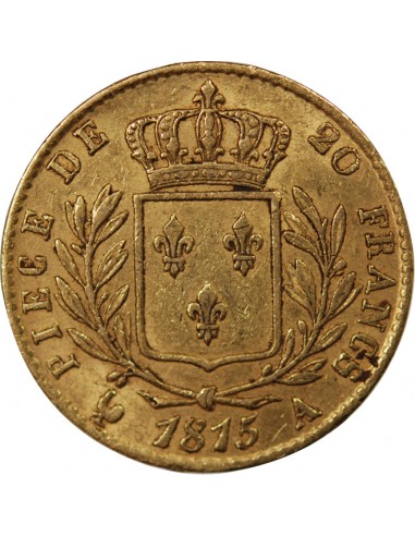 LOUIS XVIII - 20 FRANCS OR 1815 A PARIS