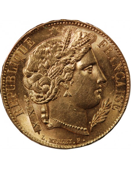 CERES - 20 FRANCS OR 1851 A PARIS﻿