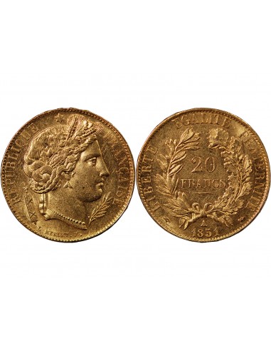 CERES ﻿- 20 FRANCS OR 1851 A PARIS﻿