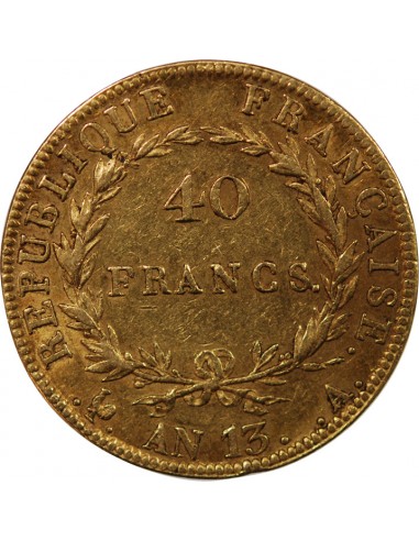 NAPOLEON Ier - 40 FRANCS OR AN 13 A PARIS﻿﻿