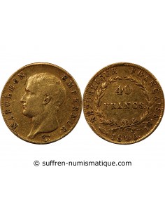 NAPOLEON Ier﻿ - 40 FRANCS OR 1806 I LIMOGES