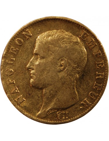 NAPOLEON Ier﻿ - 40 FRANCS OR 1806 U TURIN