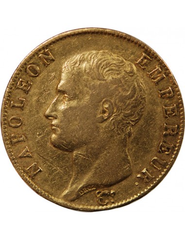 NAPOLEON Ier ﻿- 40 FRANCS OR Ier AN 14 W LILLE "calendrier révolutionnaire"