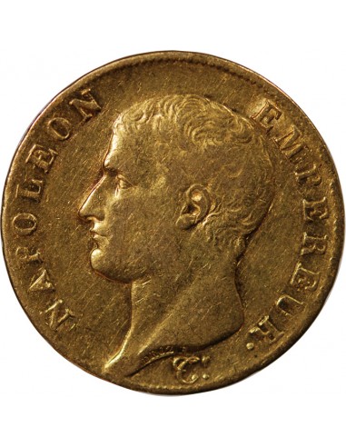 NAPOLEON Ier ﻿- 40 FRANCS OR Ier AN 14 A PARIS﻿ "calendrier révolutionnaire"