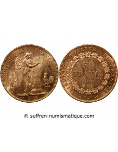 GENIE ﻿- 50 FRANCS OR 1904 A PARIS﻿