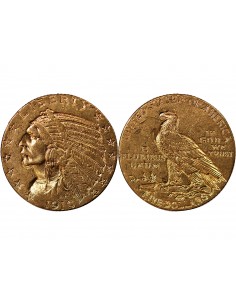 USA, INDIEN - 5 DOLLARS OR 1910 S SAN FRANCISCO 2