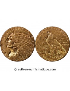 USA, INDIEN - 5 DOLLARS OR 1910 S SAN FRANCISCO