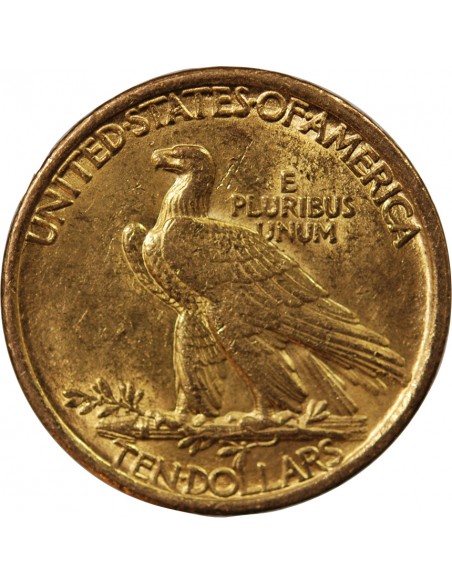 USA, INDIEN - 10 DOLLARS OR 1907 PHILADELPHIE