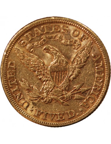 USA, LIBERTY - 5 DOLLARS OR 1895 PHILADELPHIE