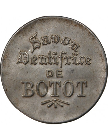 SAVON DENTIFRICE DE BOTOT - TIMBRE MONNAIE 10 Cts Rouge
