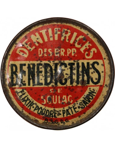 DENTIFRICE DES BENEDICTINS DE SOULAC - TIMBRE MONNAIE 5 Cts VERT