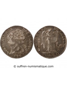 LOUIS XVI CONSTITUTION - ECU DE 6 LIVRES 1793 K BORDEAUX