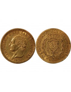 ITALIE, SARDAIGNE, CHARLES FELIX - 80 LIRE OR 1826 TURIN 2