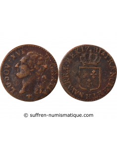 LOUIS XVI - 1/2 SOL 1781 H LA ROCHELLE R2