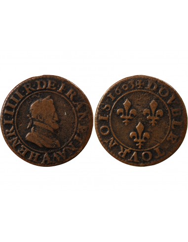 HENRI IV - DOUBLE TOURNOIS 1603 A PARIS