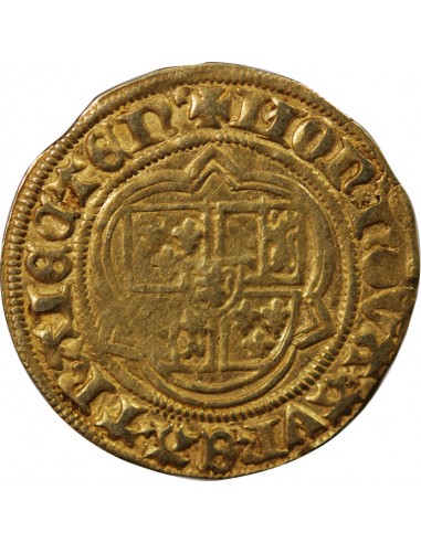 ÉVÊCHÉ D'UTRECHT, DAVID DE BOURGOGNE - FLORIN D'OR 1456 / 1496