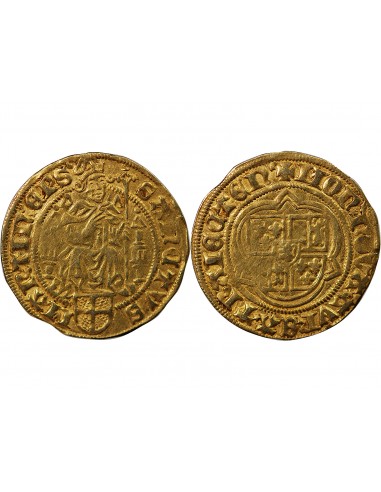 ÉVÊCHÉ D'UTRECHT, DAVID DE BOURGOGNE - FLORIN D'OR 1456 / 1496
