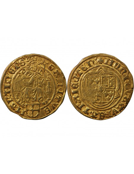 ÉVÊCHÉ D'UTRECHT, DAVID DE BOURGOGNE - FLORIN D'OR 1456 / 1496