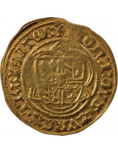 ÉVÊCHÉ D'UTRECHT, DAVID DE BOURGOGNE - FLORIN D'OR 1456 / 1496