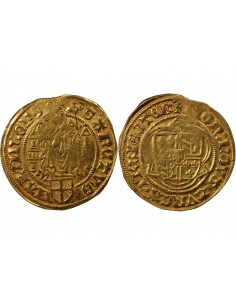 ÉVÊCHÉ D'UTRECHT, DAVID DE BOURGOGNE - FLORIN D'OR 1456 / 1496 2