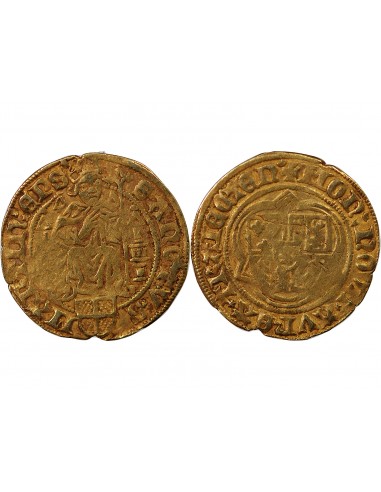 ÉVÊCHÉ D'UTRECHT, DAVID DE BOURGOGNE - FLORIN D'OR 1456 / 1496
