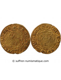 ÉVÊCHÉ D'UTRECHT, DAVID DE BOURGOGNE - FLORIN D'OR 1456 / 1496