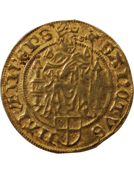 ÉVÊCHÉ D'UTRECHT, DAVID DE BOURGOGNE - FLORIN D'OR 1456 / 1496