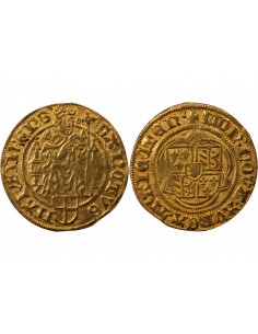 ÉVÊCHÉ D'UTRECHT, DAVID DE BOURGOGNE - FLORIN D'OR 1456 / 1496 2