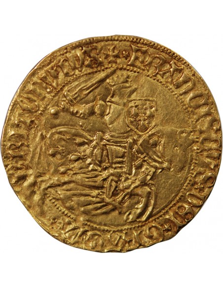 DUCHÉ DE BRETAGNE, FRANÇOIS II - FLORIN D'OR 1442 / 1488 RENNES