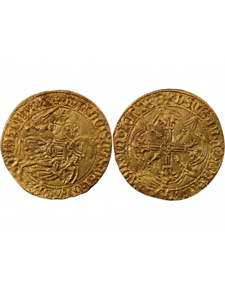 DUCHÉ DE BRETAGNE, FRANÇOIS II - FLORIN D'OR 1442 / 1488 RENNES