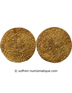 DUCHÉ DE BRETAGNE, FRANÇOIS II - FLORIN D'OR 1442 / 1488 RENNES