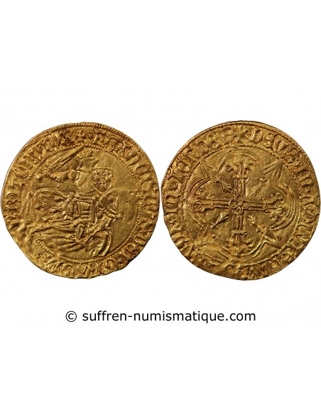 DUCHÉ DE BRETAGNE, FRANÇOIS II - FLORIN D'OR 1442 / 1488 RENNES
