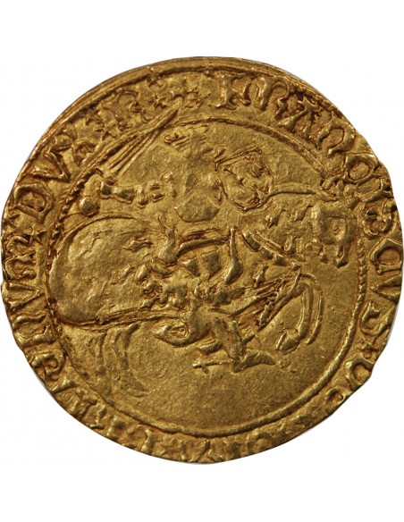 DUCHÉ DE BRETAGNE, FRANÇOIS II - FLORIN D'OR 1442 / 1488 RENNES