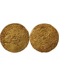 DUCHÉ DE BRETAGNE, FRANÇOIS II - FLORIN D'OR 1442 / 1488 RENNES 2