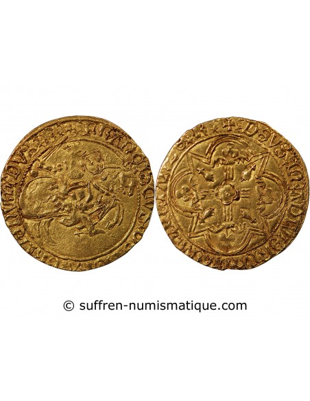 DUCHÉ DE BRETAGNE, FRANÇOIS II - FLORIN D'OR 1442 / 1488 RENNES