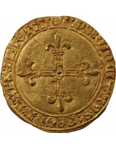 CHARLES VI LE FOU - ECU D'OR A LA COURONNE 1380 / 1422 ANGERS