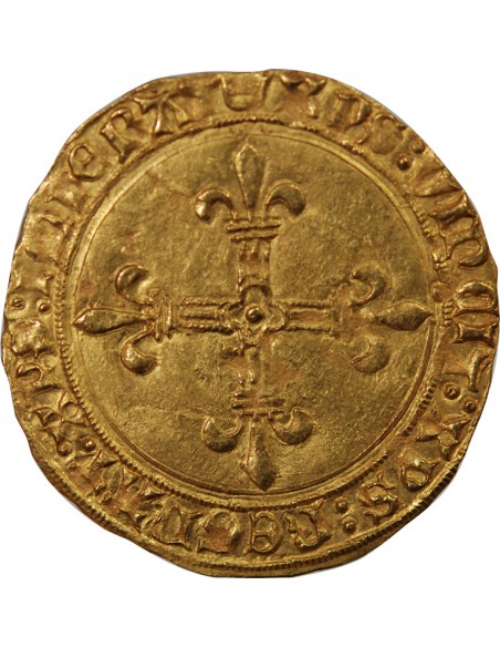 CHARLES VI LE FOU - ECU D'OR A LA COURONNE 1380 / 1422 ANGERS