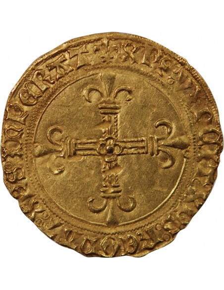 CHARLES VI LE FOU - ECU D'OR A LA COURONNE 1380 / 1422 POITIERS