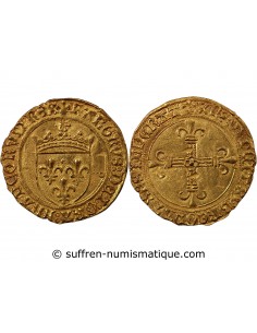 CHARLES VI LE FOU - ECU D'OR A LA COURONNE 1380 / 1422 POITIERS