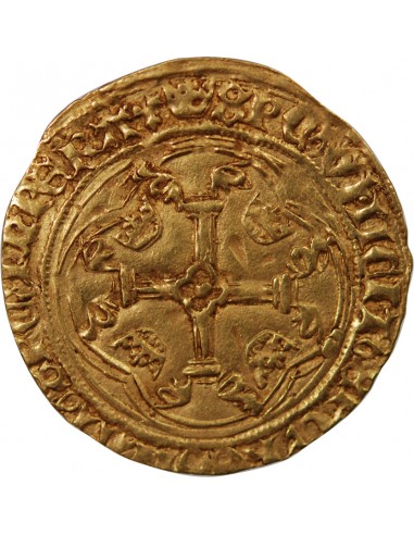 LOUIS XI - ECU D'OR A LA COURONNE 1461 LIMOGES