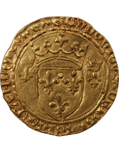 LOUIS XI - ECU D'OR A LA COURONNE 1461 LIMOGES