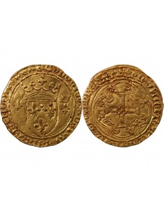 LOUIS XI - ECU D'OR A LA COURONNE 1461 LIMOGES 2