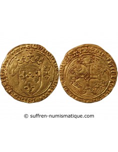 LOUIS XI - ECU D'OR A LA COURONNE 1461 LIMOGES