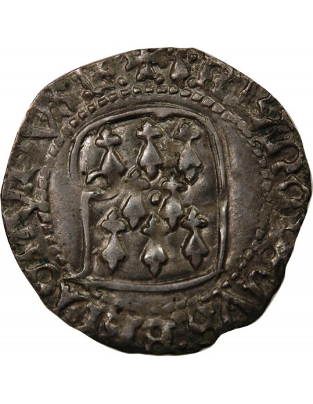 DUCHÉ DE BRETAGNE, FRANCOIS I et II - BLANC A LA TARGE 1442 RENNES