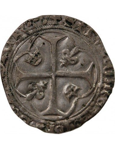 CHARLES VII - BLANC A LA COURONNE 1422 / 1461 TOURS