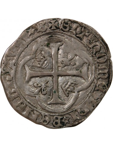 LOUIS XI - BLANC A LA COURONNE 1461 / 1483 BOURGES