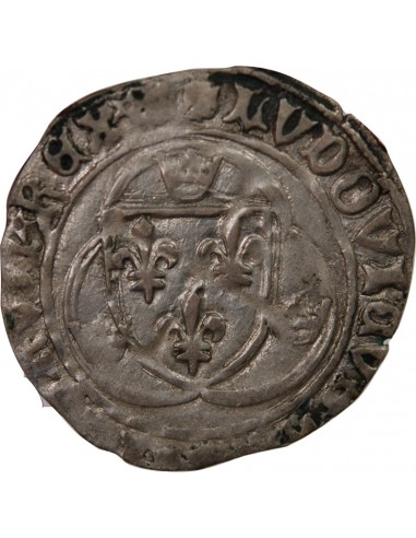 LOUIS XI - BLANC A LA COURONNE 1461 / 1483 BOURGES