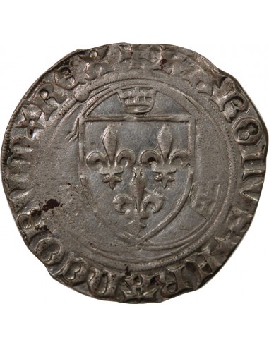CHARLES VII - BLANC A LA COURONNE 1422 / 1461 PARIS